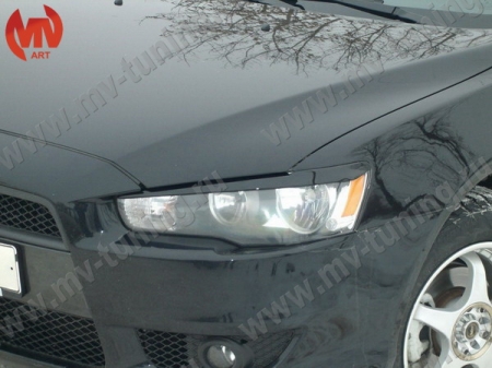 АБС-пластик Реснички на фары Lancer X